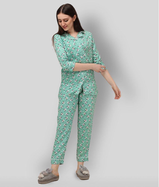 Berrylicious - Multicolor Rayon Womens Nightwear Nightsuit Sets - XL