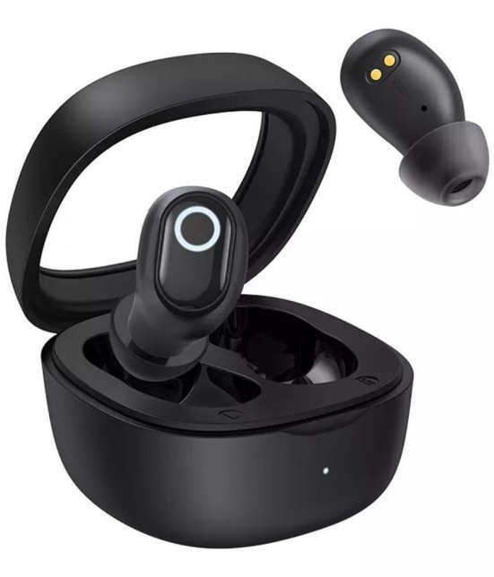 VEhop Super Mini Buds In Ear True Wireless (TWS) 25 Hours Playback IPX4(Splash & Sweat Proof) Low Latency,Powerfull bass -Bluetooth V 5.2 Black