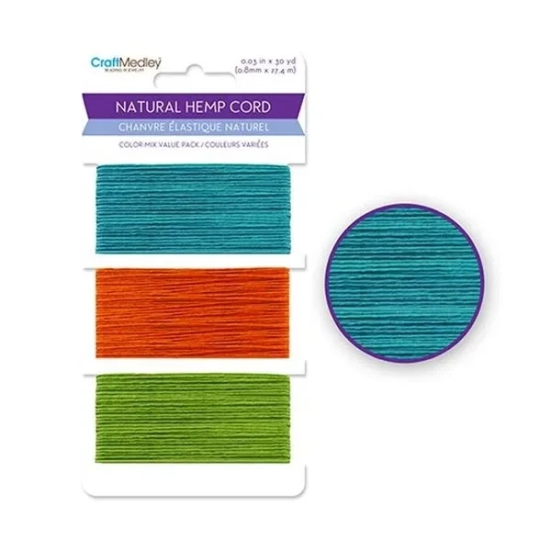 Natural Hemp Cord - Vibrant