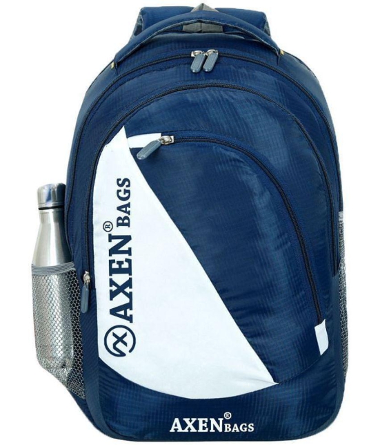 AXEN BAGS - Blue Polyester Backpack ( 30 Ltrs ) - Blue