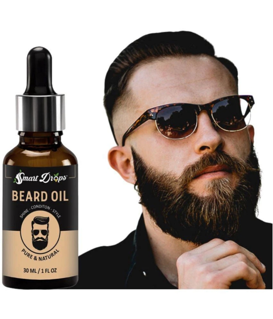 Smartdrops 30mL Promotes Beard Growth Beard Oil ( Pack of 1 )