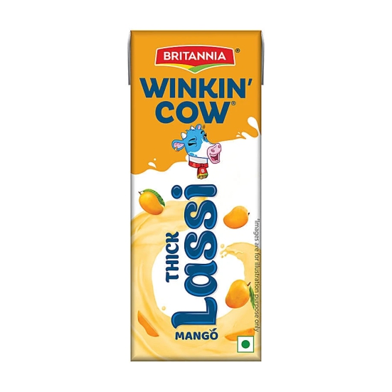 Britannia Winkin Cow Lassi Mango, 180 Ml