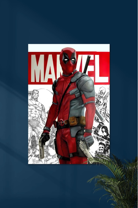 Deadpool Kills the Marvel Universe | Deadpool | MCU | Movie Poster-A3