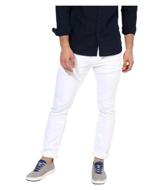 HALOGEN White Slim Jeans - None