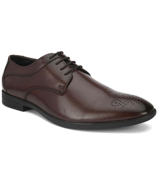 Fentacia - Brown Mens Brogue Formal Shoes - None