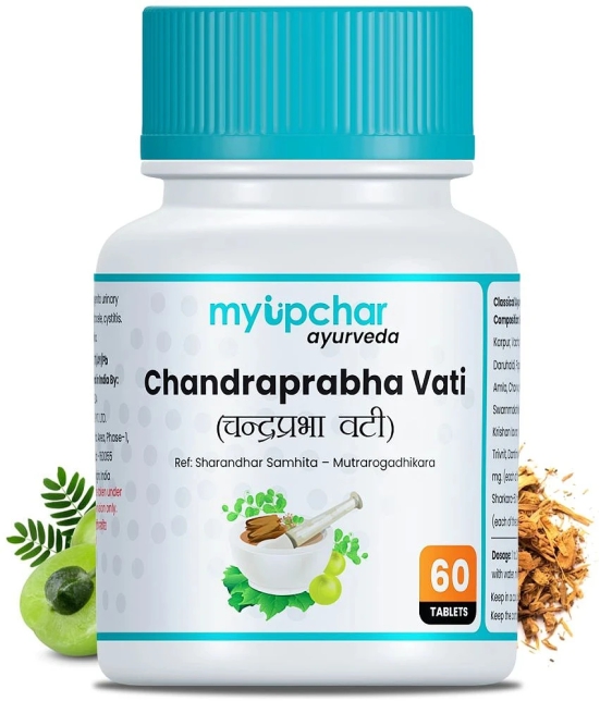 myUpchar Ayurveda Chandraprabha Vati Tablets | Improves Body Health | Help in Muscle & Joints Pain