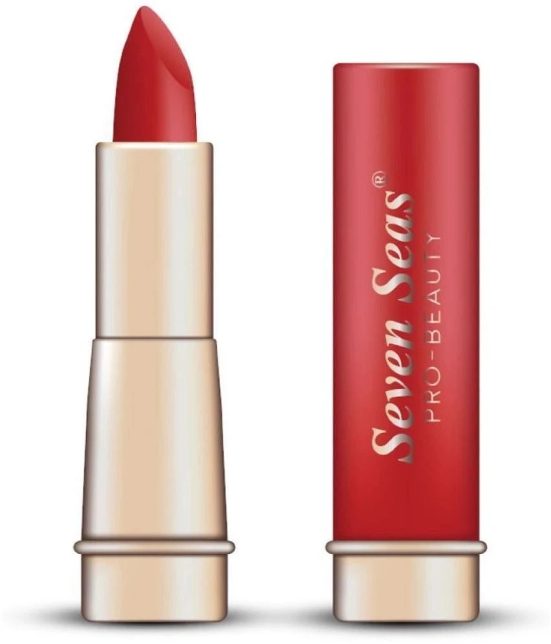 Seven Seas Classy Matte Full Coverage Long Lasting &Smudge Proof Matte Lipstikc (Carnelian Red 3.5g)