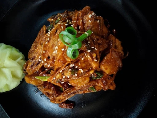 Lotus Root With Honey Chilli Dry