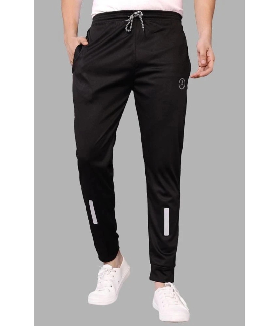 Anand Black Lycra Mens Joggers ( Pack of 1 ) - None