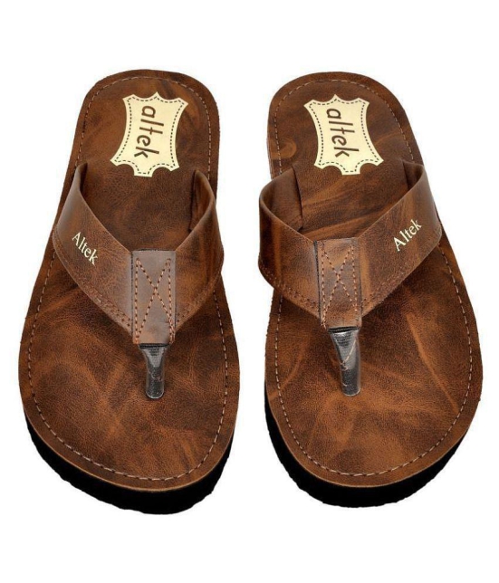 Altek Brown Daily Slippers - 11