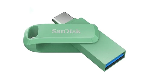 SanDisk Ultra Dual Drive Go USB Type- C, Absinthe Green, India, 150MB/s 64GB, Mobile Pendrive