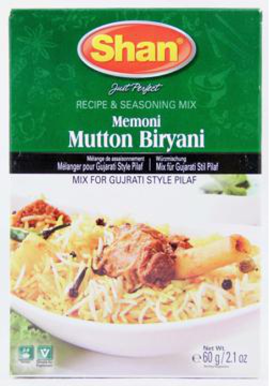 Shan Memoni Mutton Biryani Recipe  Seasoning Mix  60g