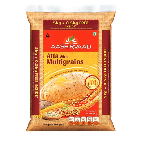 Aashirvaad Multi Grain Atta, 5 Kg