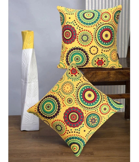 mezposh Set of 2 Others Cushion Covers 50X50 cm (20 X 20) - Multi