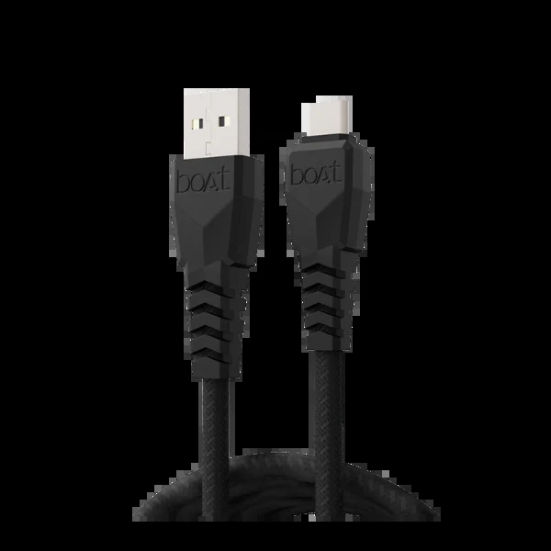 boAt Type C A320 Braided Charging Cable (3A Rapid Charge) 1.5 Meter