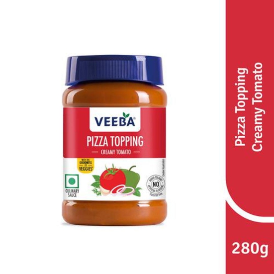 VEEBA Pizza Topping Creamy Tomato Pizza Topping Sauce, 280 g