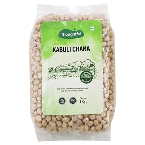 Thoughtful Pesticide-Free Kabuli Chana, 1 Kg