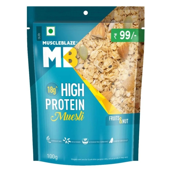 MuscleBlaze High Protein Muesli,  100 g  Fruits & Nut