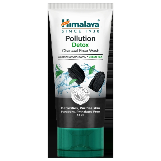 POLL DETOX CHARCOAL FACE WASH 50ML IND 50 ml