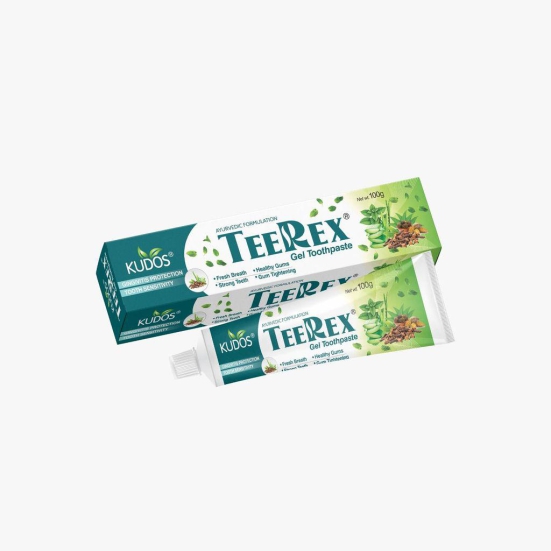 Kudos Teerex Gel Toothpaste | Multi-Benefit Toothpaste | 100 GM