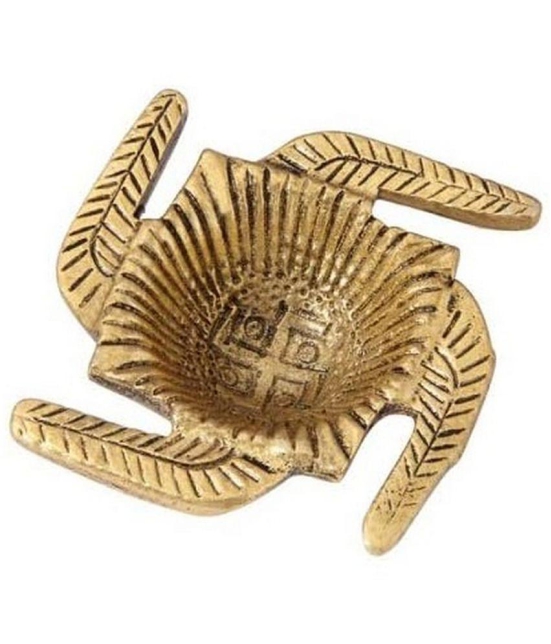 Handa - Diya Swastik Diya 1 pc 7 cm ( Pack of 1 )