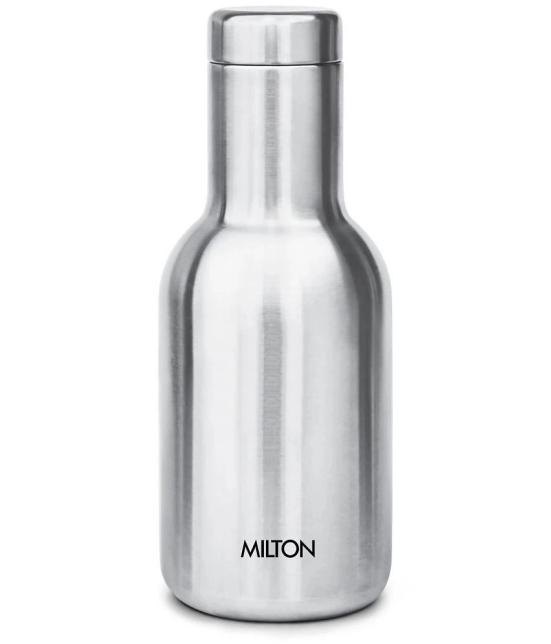 Milton Charm 400 Thermosteel 24 Hours Hot or Cold Water Bottle, 360 ml, Silver - Silver