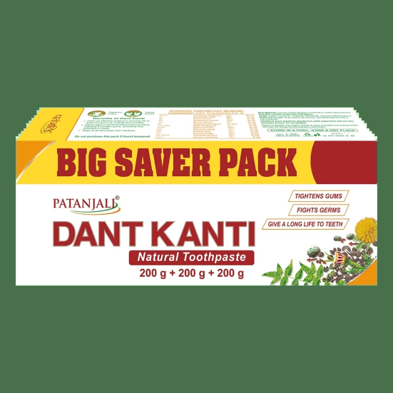 DANT KANTI NATURAL(200GX3)BIG SAVER PACK