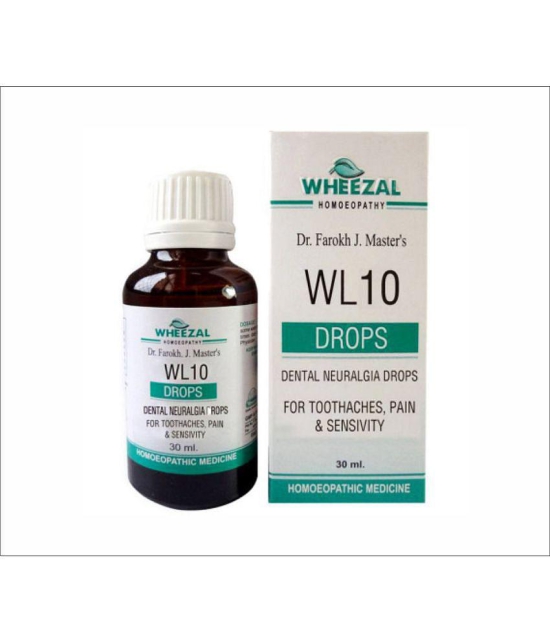 Wheezal WL-10 Dental Neuralgia Drops (30ml) (PACK OF TWO) Drops 30 ml