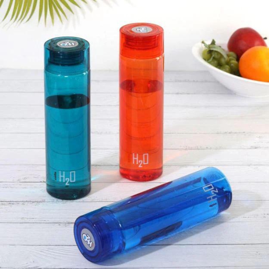 H2O Plastic Water Bottle, 1000ml Assorted 1000ml