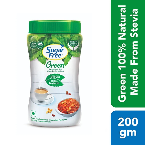 Sugarfree Gr 100%Nat Mad Frm Stevia, 200 Gm, 1 Pc