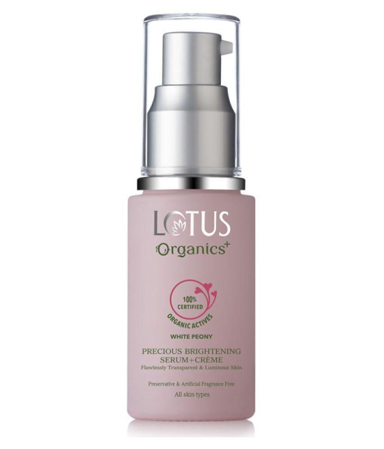 Lotus Organics+ Precious Brightening Serum + Cream 30g