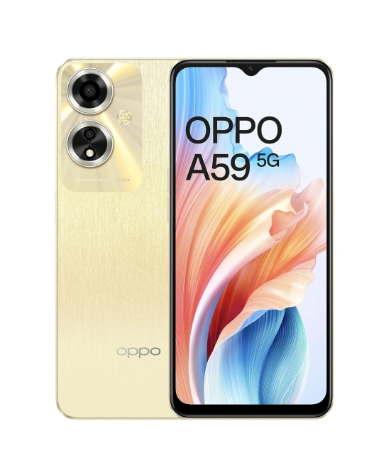 OPPO A59 (Color - Silk Gold, Storage - 128 GB, Ram - 6 GB) by ZALANI COLLECTION NX