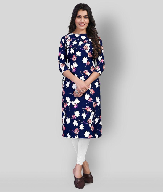 BROTHERS DEAL - Multicolor Crepe Women''s Straight Kurti ( Pack of 1 ) - None