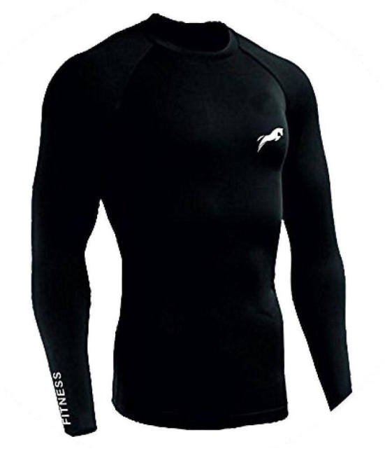 Rider Compression Top Full Sleeve Plain Athletic Fit Multi Sports Cycling, Cricket, Football, Badminton, Gym, Fitness & Other Outdoor Inner Wear - S