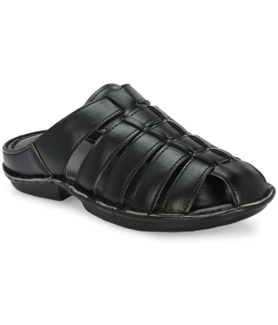 Leeport - Black Mens Sandals - None