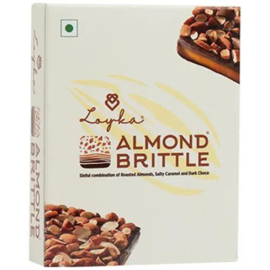 LOYKA Almond Brittle  Roasted Almonds Salty Caramel  Dark Choco 17 G