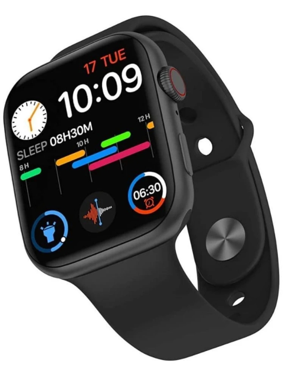 VEhop HD-IPS Display with Bluetooth Calling Black Smart Watch