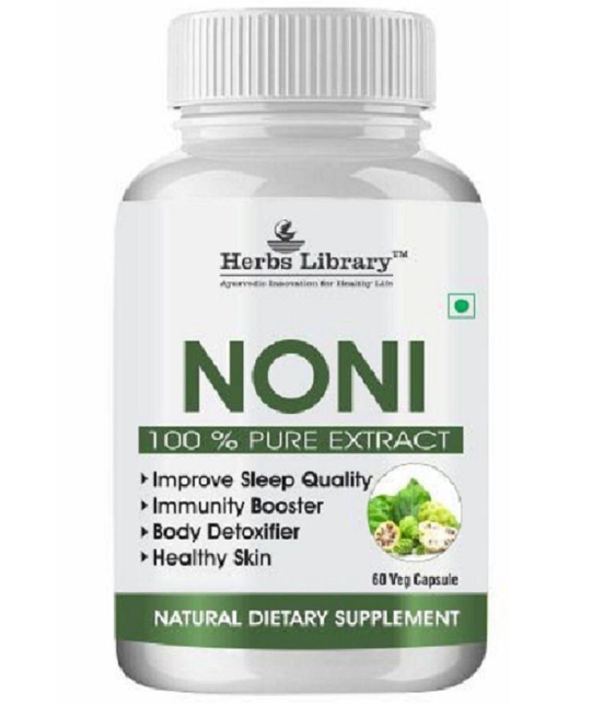 Herbs Library Noni Capsule For Boost Immunity & Blood Sugar, 60 Capsules