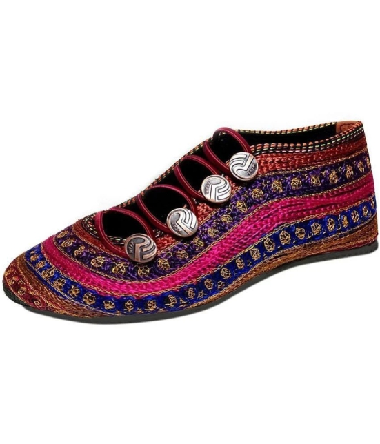 Apratim Multi Color Ethnic Footwear - None