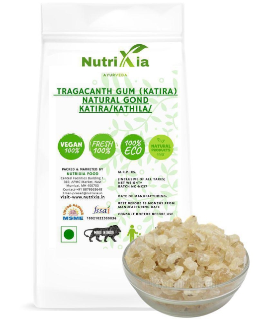 Nutrixia Food Natural Gond Katira Powder/Kathila/Tragacanth Gum Powder Powder 980 gm