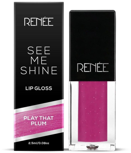 Renee - Purple Glossy Lip Gloss 2.5