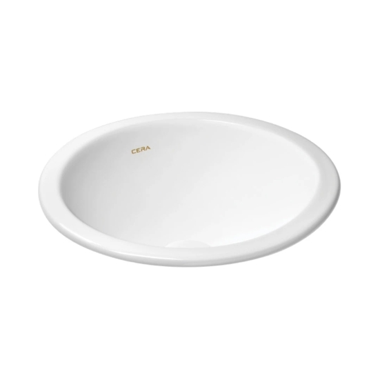 Cera Counter Top Circle Shaped White Wash Basin Circle S2030113