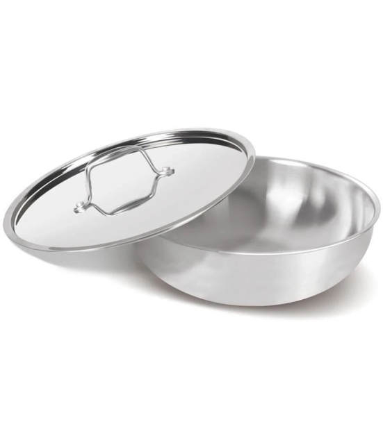 Milton Pro Cook Triply Stainless Steel Tasla with Lid, 20 cm / 1.6 Litre