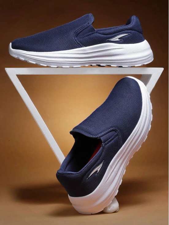 ASIAN SUPERWALK-19 Navy Mens Sports Running Shoes - None