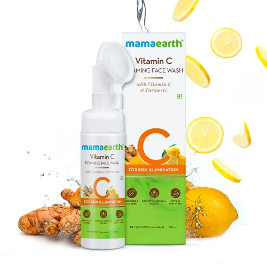 Mamaearth Vitamin C Foaming Face Wash with Vitamin C & Turmeric-150ml