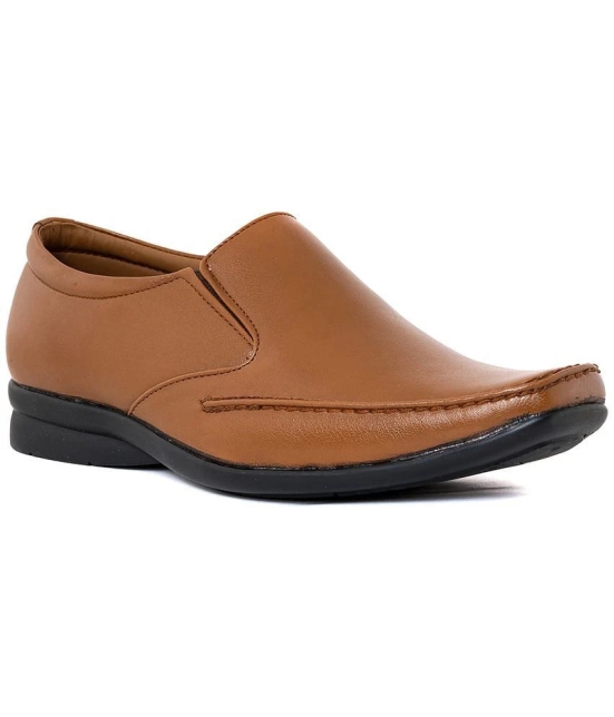 KHADIM - Brown Mens Slip On Formal Shoes - None