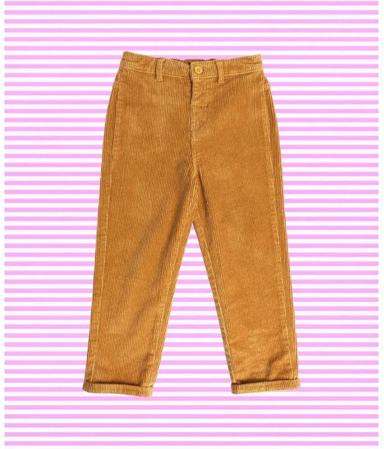 MINI KLUB - Brown Cotton Boys Trousers ( Pack of 1 ) - None