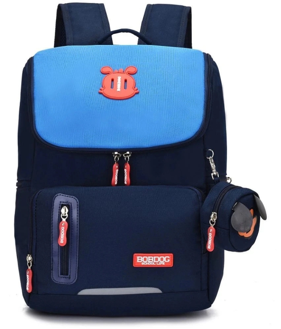 Tinytot Blue Polyester Backpack For Kids