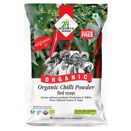 24 Mantra Chilly Powder, 100 Gm