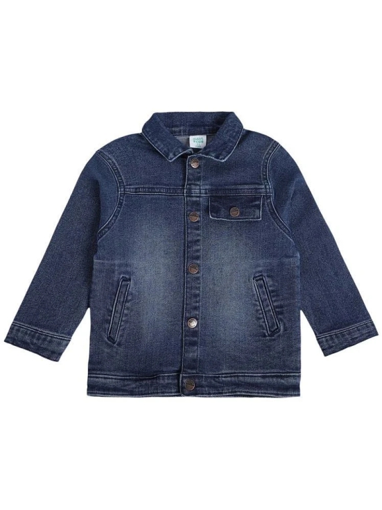 MINI KLUB Blue Cotton Boys Denim Jacket ( Pack of 1 ) - None